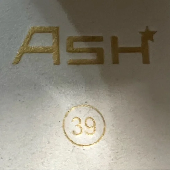 Ash Move S White Leather Chunky Platform Sneaker Lavender Heel Women’s 39 - Picture 15 of 15